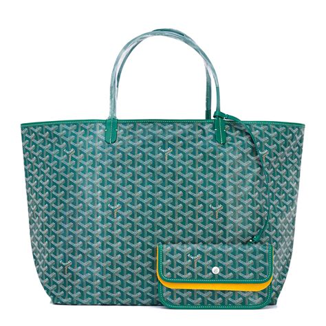 green goyard purses.